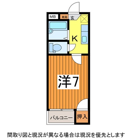 山形駅 徒歩10分 1階の物件間取画像